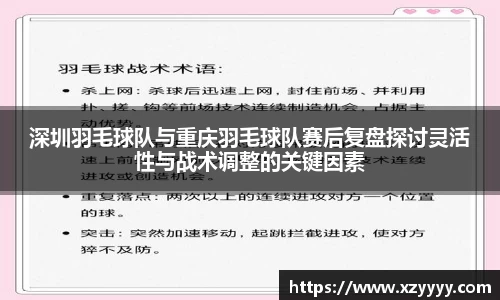深圳羽毛球队与重庆羽毛球队赛后复盘探讨灵活性与战术调整的关键因素